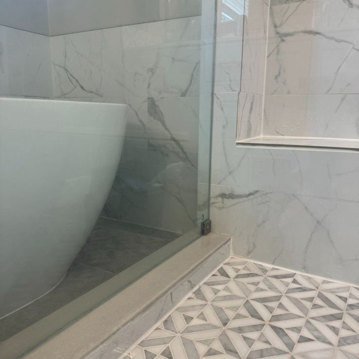 Construction cleanup bathroom